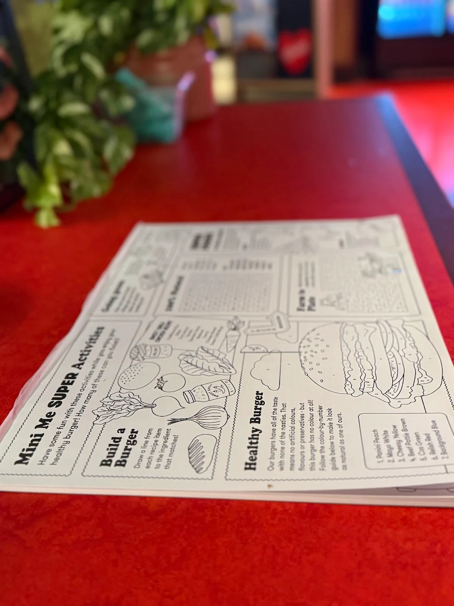 Menu, Grill'd Burgers - Swanston Street