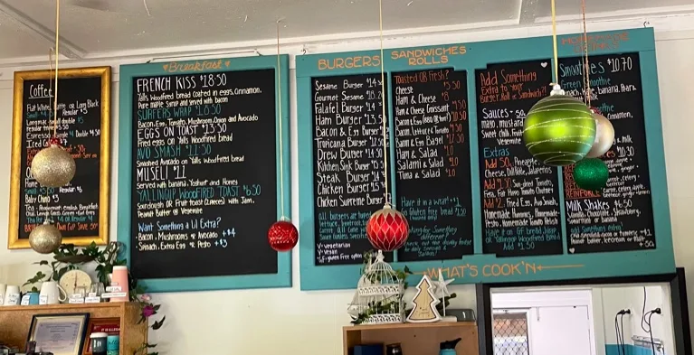 Menu, Yallingup General Store and Cafe