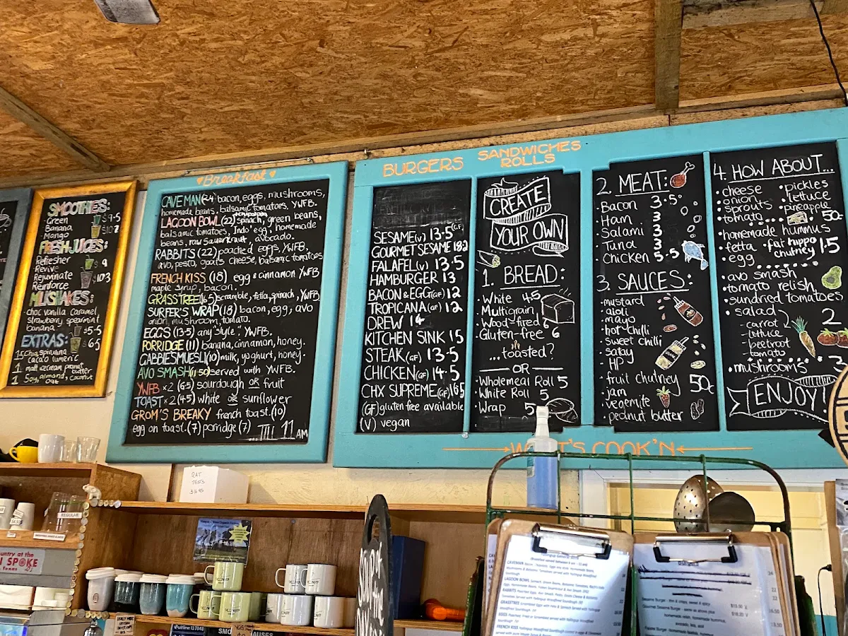 Menu, Yallingup General Store and Cafe