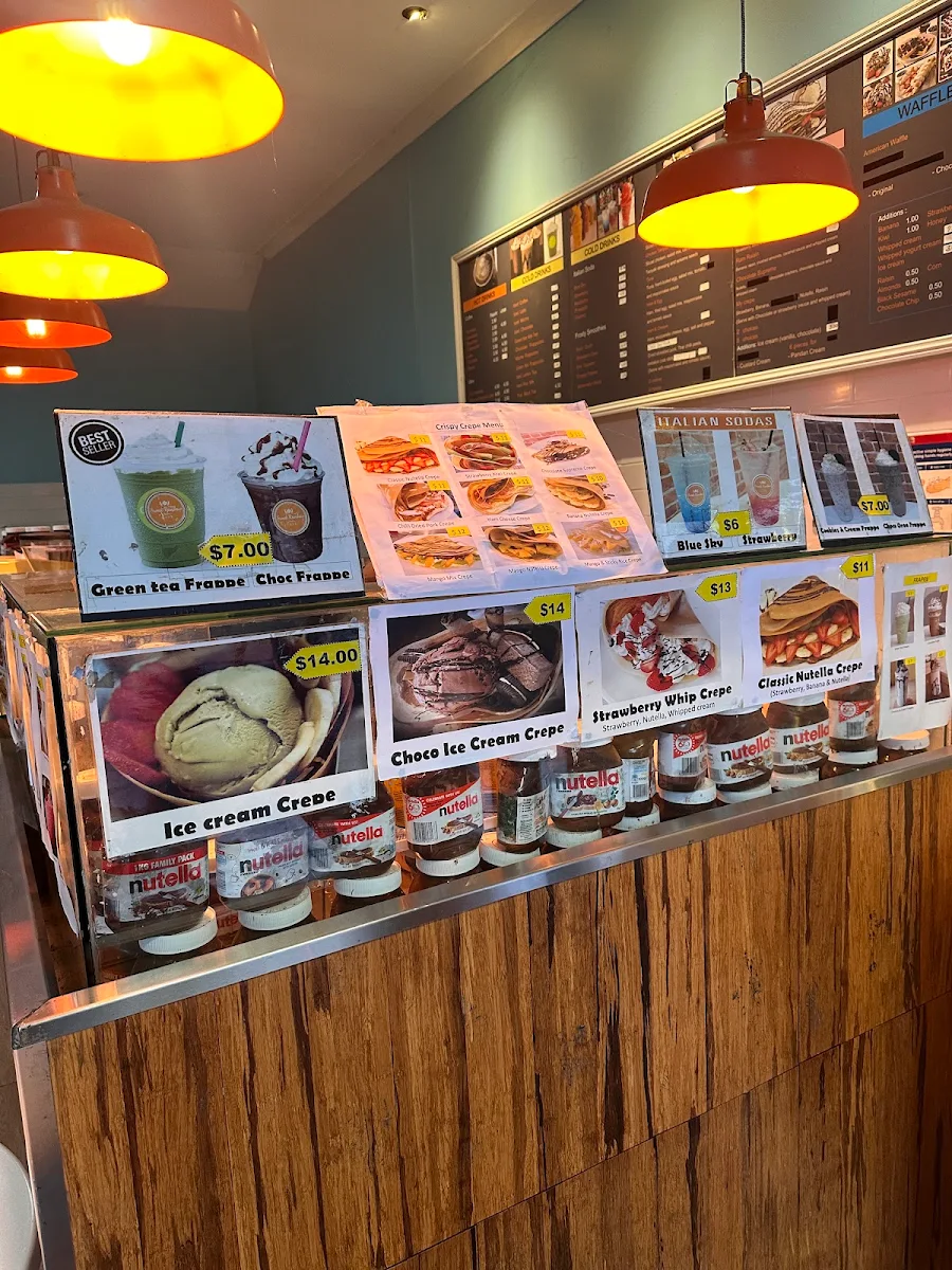 Menu, Sweet Rainbow Cafe