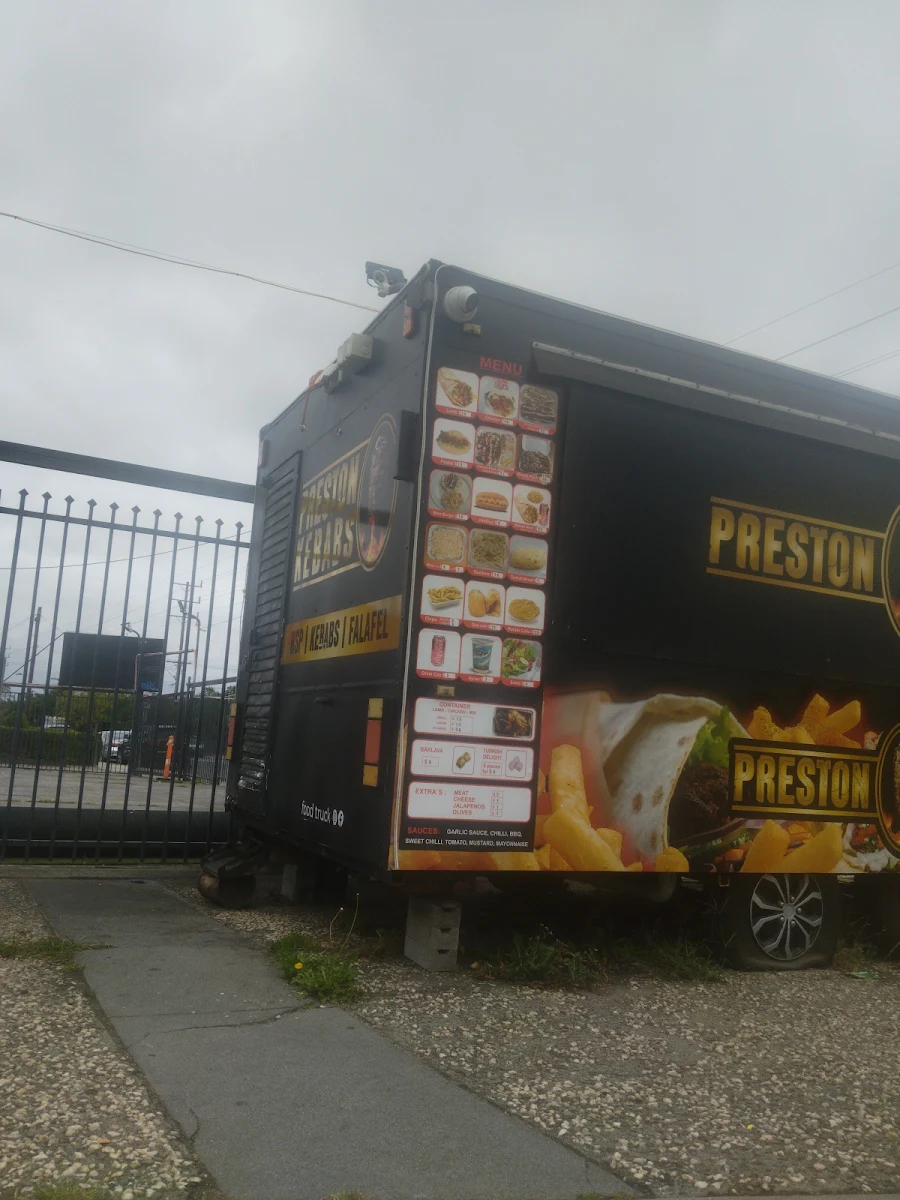 Menu, Preston Kebabs