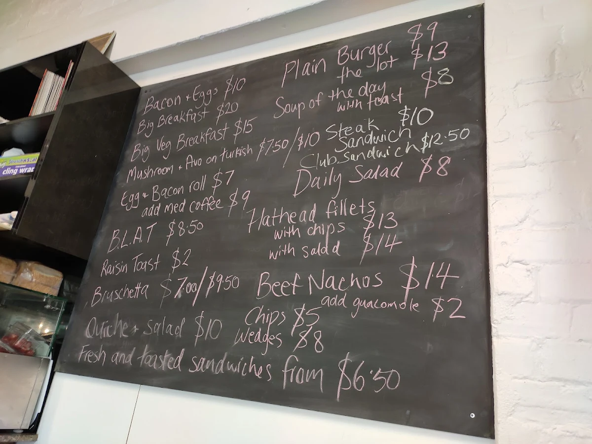 Menu, Warm Discussions Cafe Manilla
