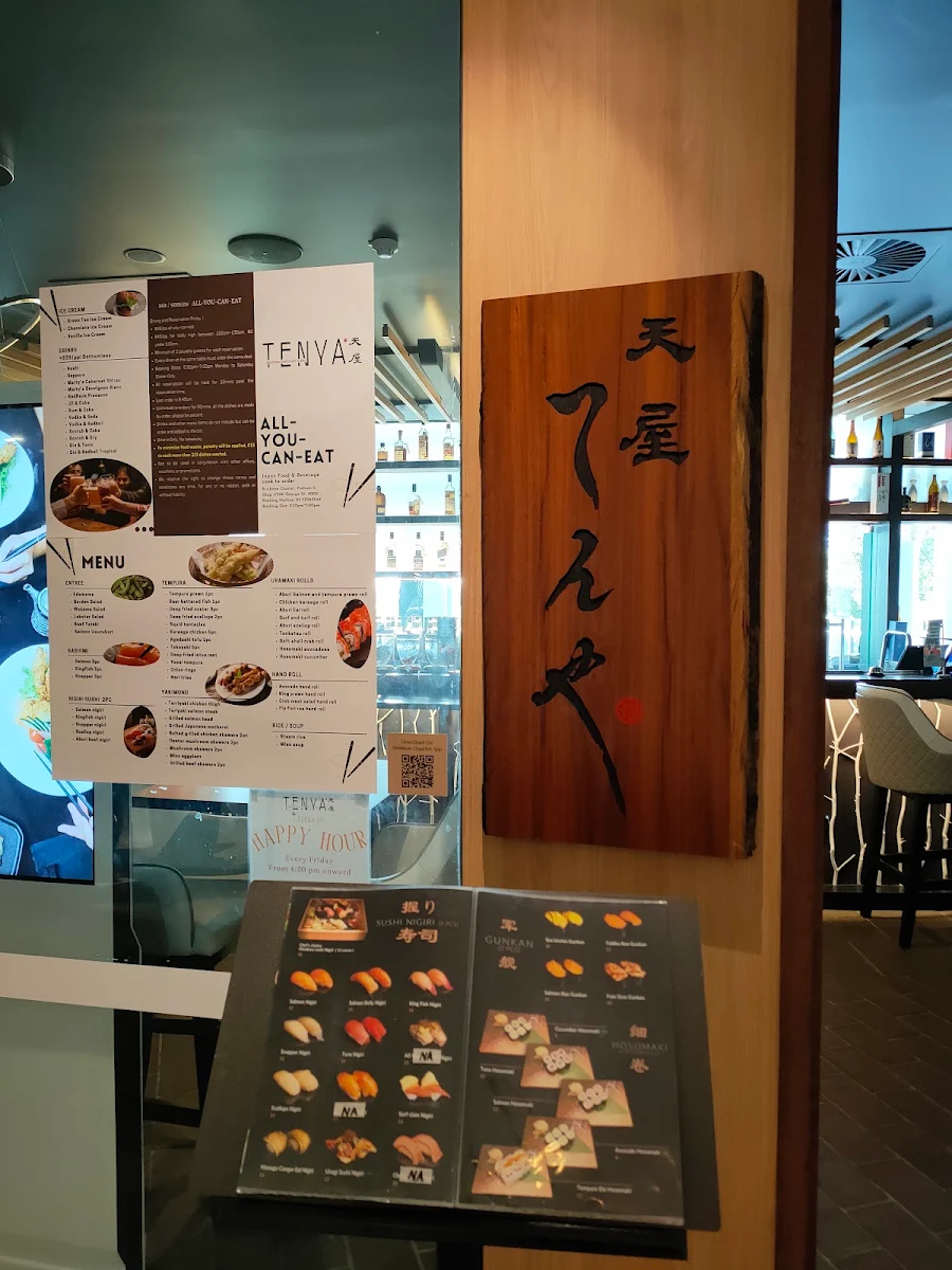 Menu, Tenya
