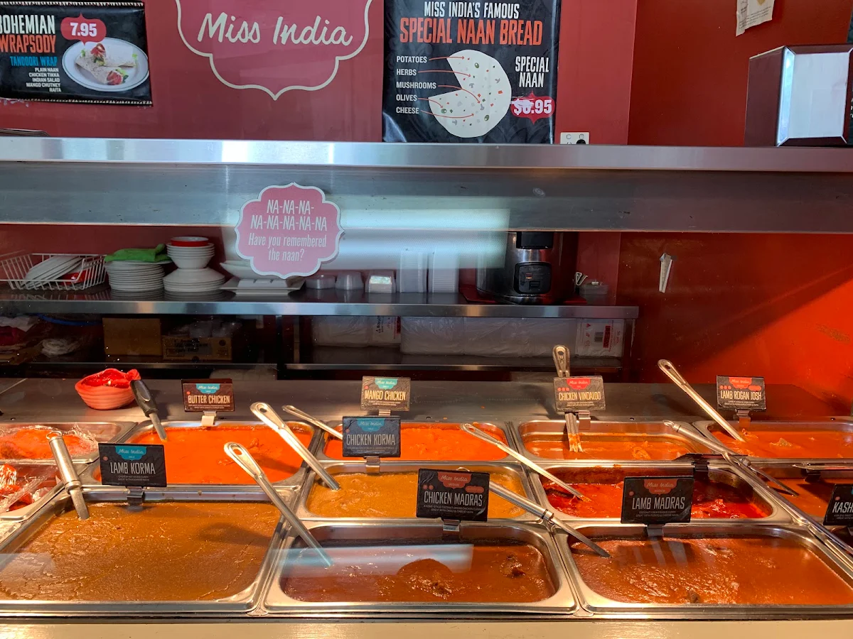 Menu, Miss India Calamvale