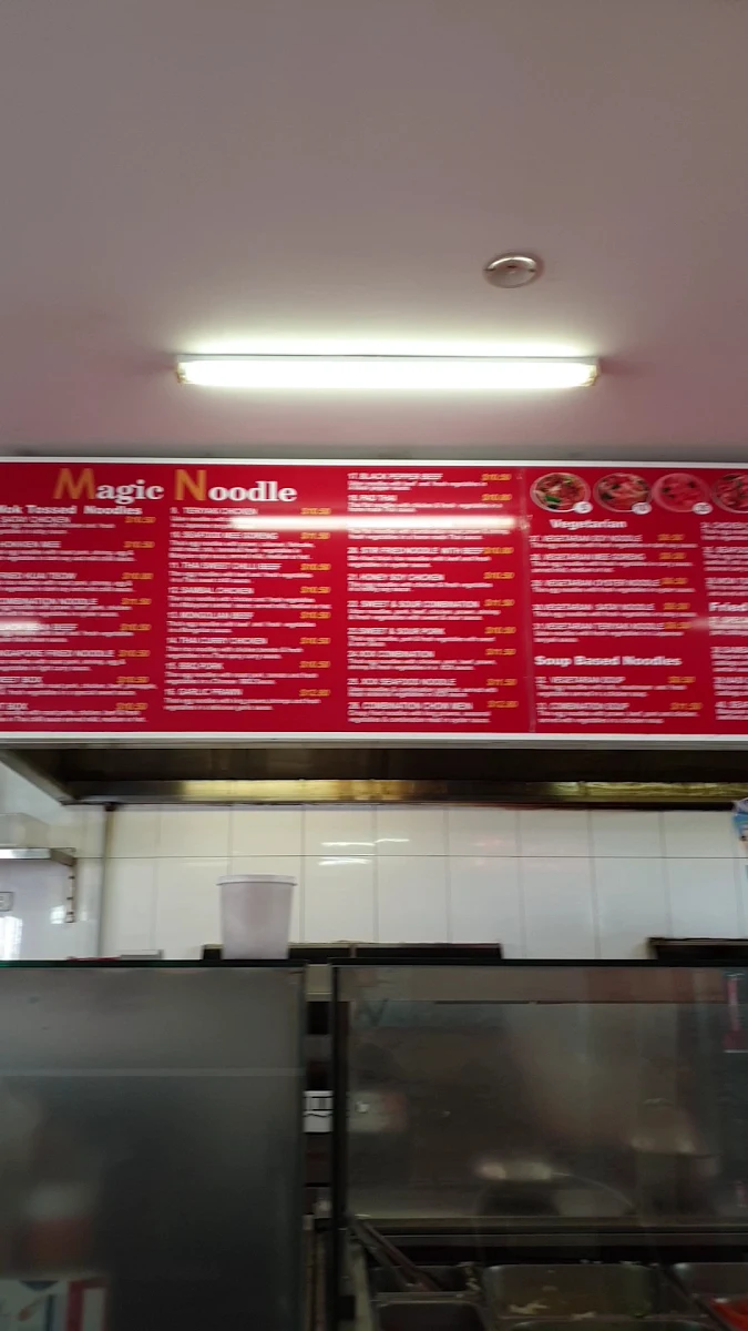 Menu, Magic Noodle Medowie