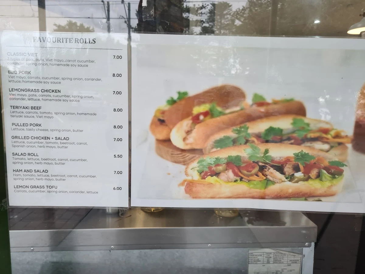 Menu, Kiama Pie Shop