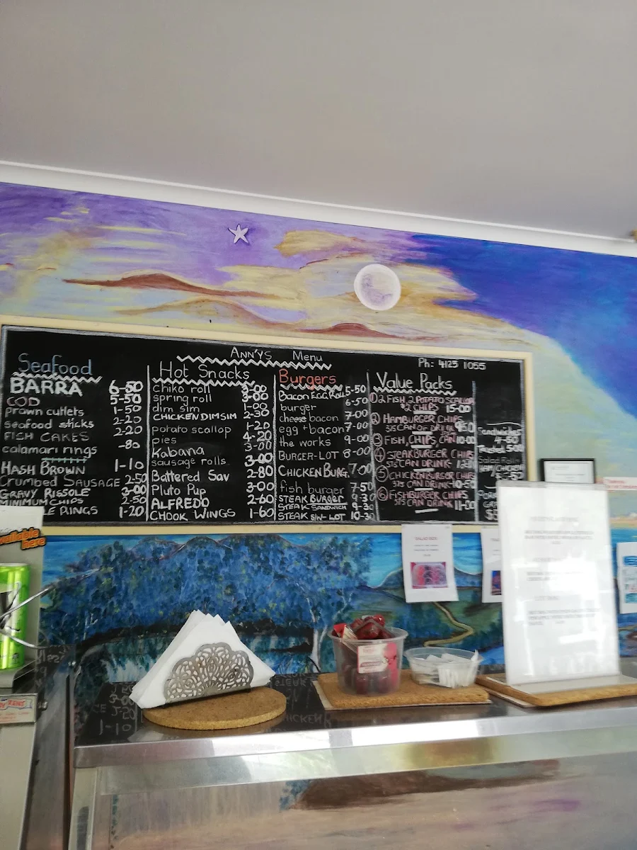 Menu, Anny's Takeaway & Convenient Store