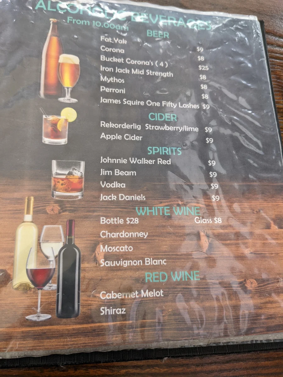 Menu, Euro Bean Cafe & Bar
