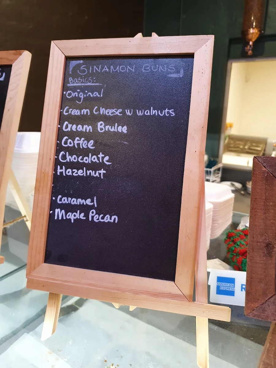 Menu, Sinamon