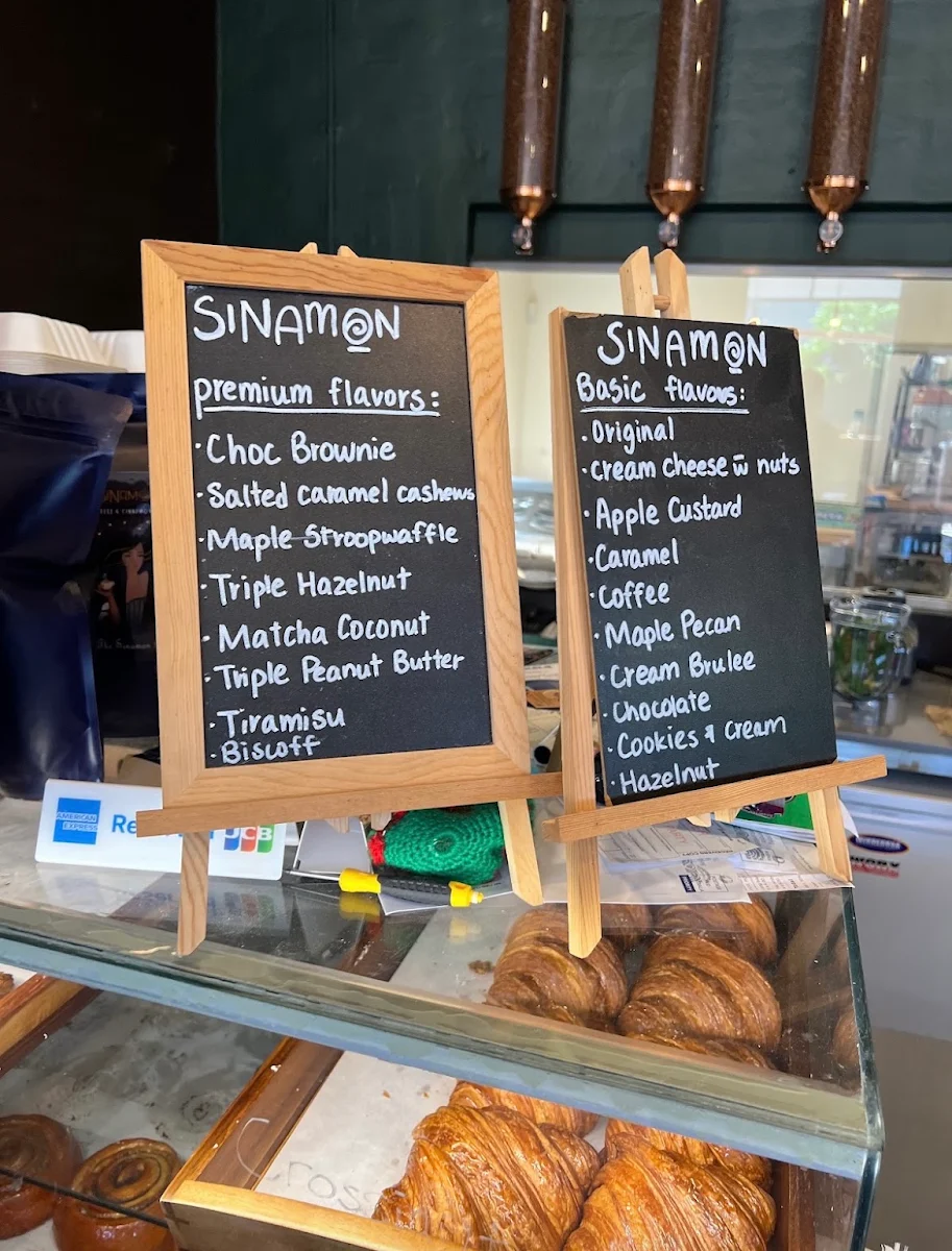 Menu, Sinamon