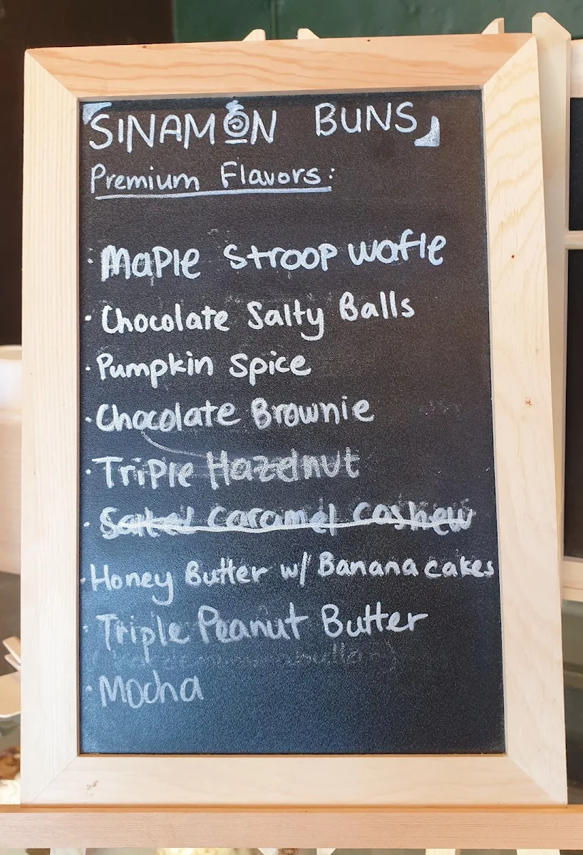 Menu, Sinamon