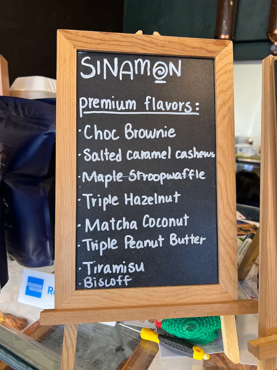 Menu, Sinamon