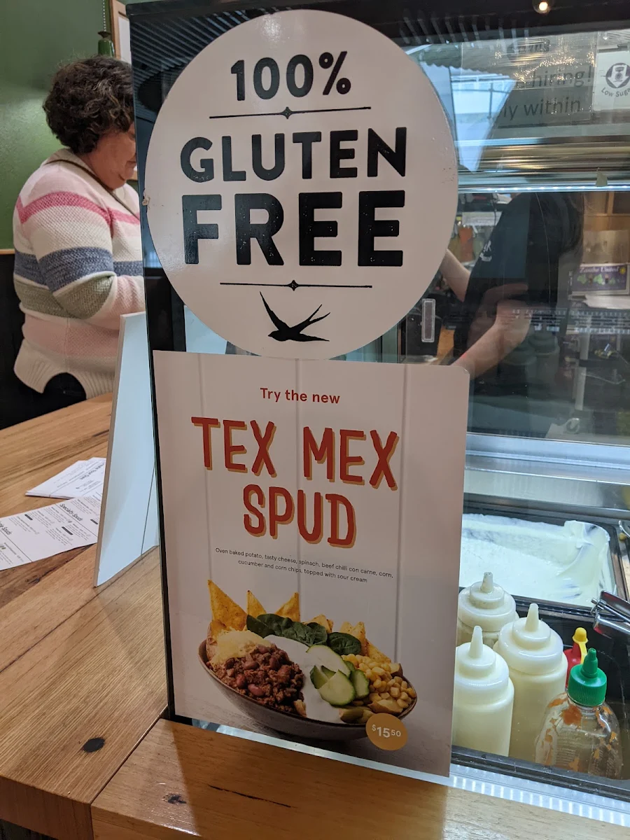 Menu, SpudBAR Emporium