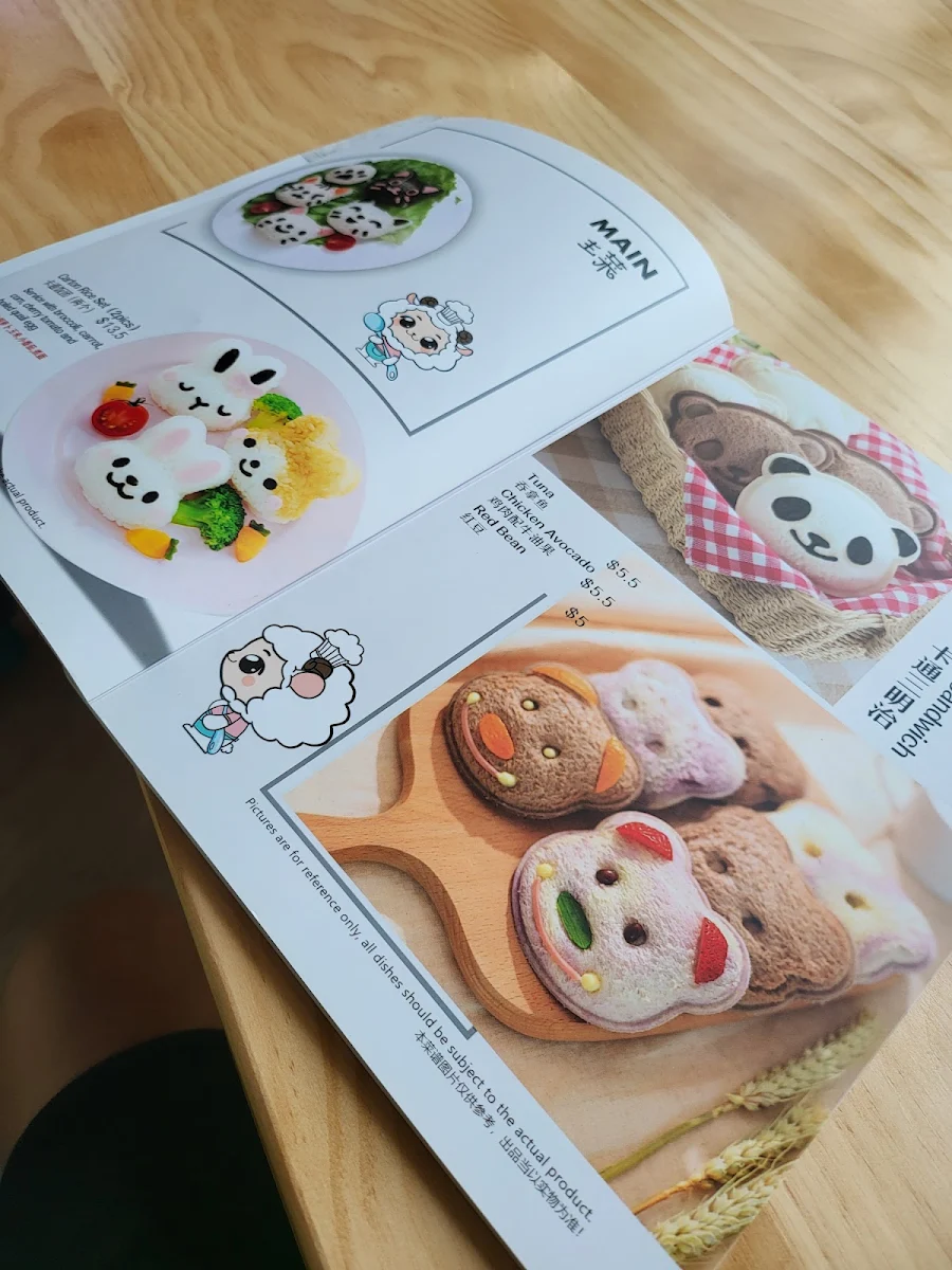 Menu, Ho'me Kids Cafe Rhodes
