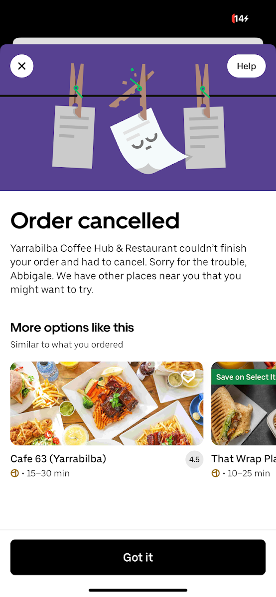 Menu, Yarrabilba Coffee Hub & restaurant