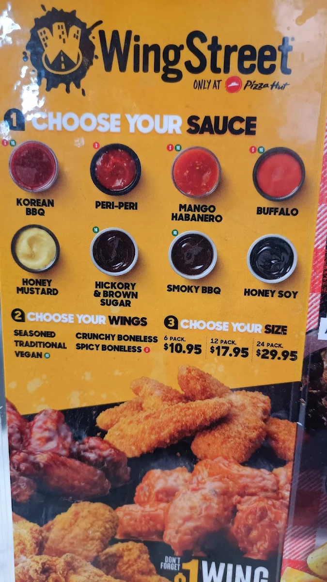 Menu, Pizza Hut Browns Plains Restaurant