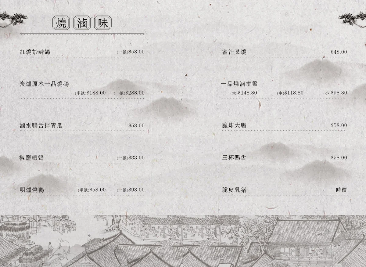 Menu, Diamond Territory - 御宴-[悉尼]