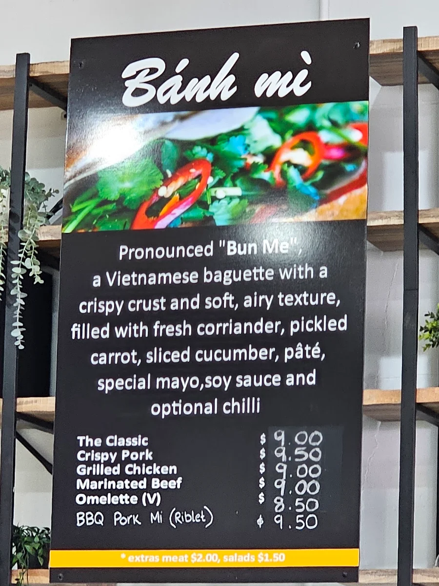 Menu, French Hot Bread