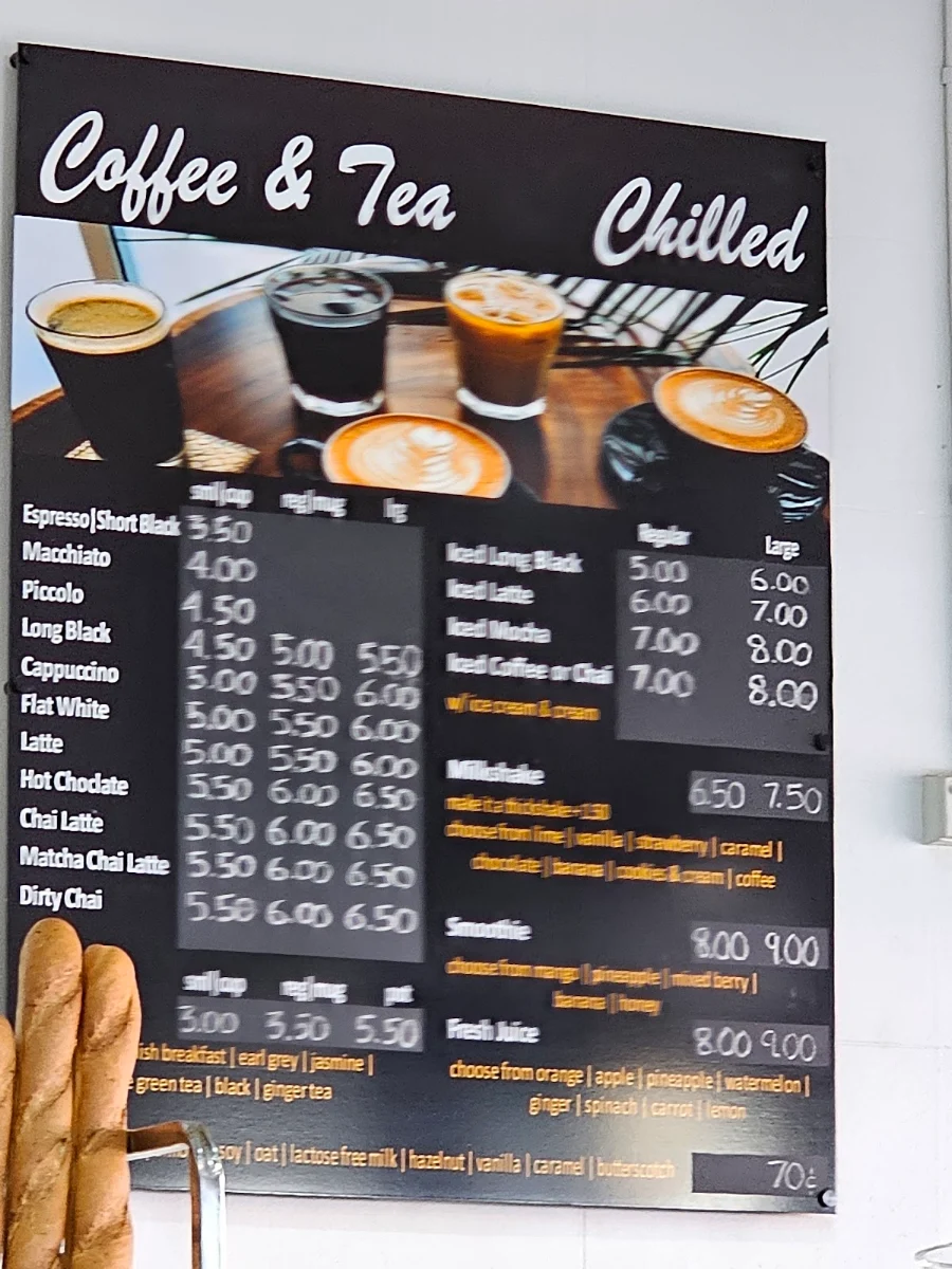 Menu, French Hot Bread