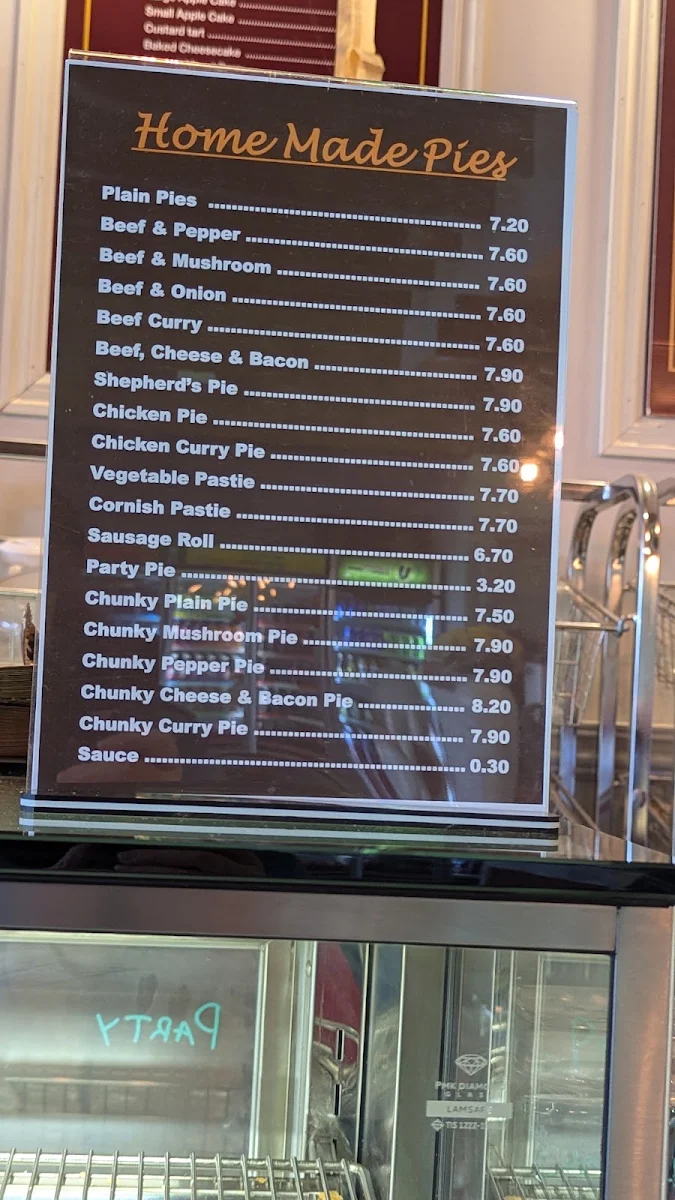 Menu, Gisborne BAKERY + CAFE