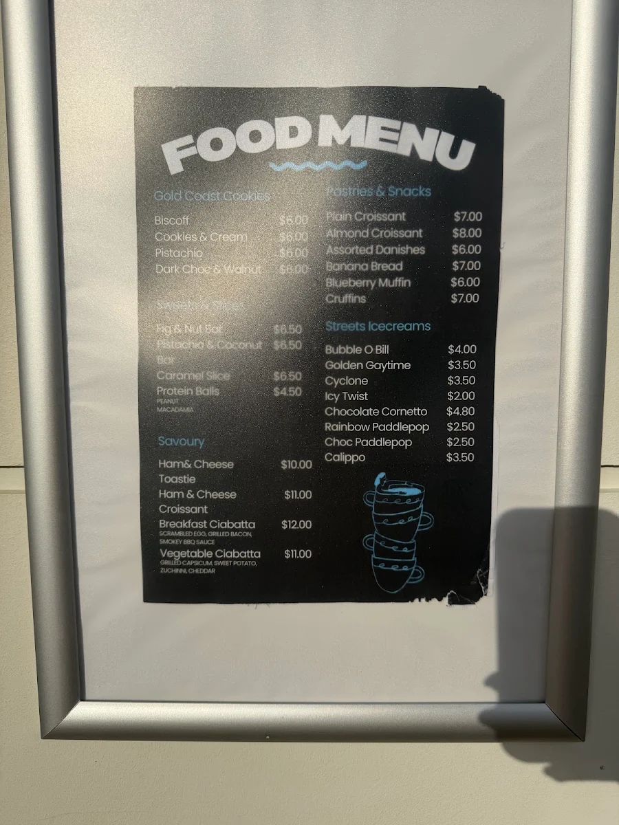 Menu, Merlo Coffee & Roasters