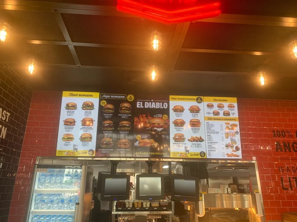 Menu, Carl's Jr. Campbellfield