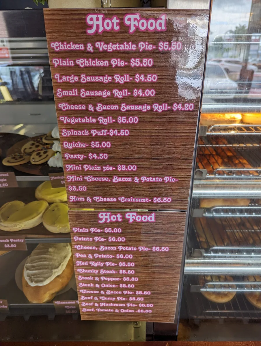 Menu, Buns and Beans Northo