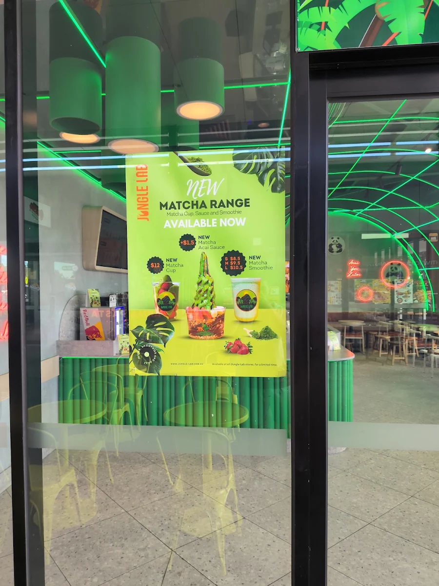 Menu, Jungle Lab Altona