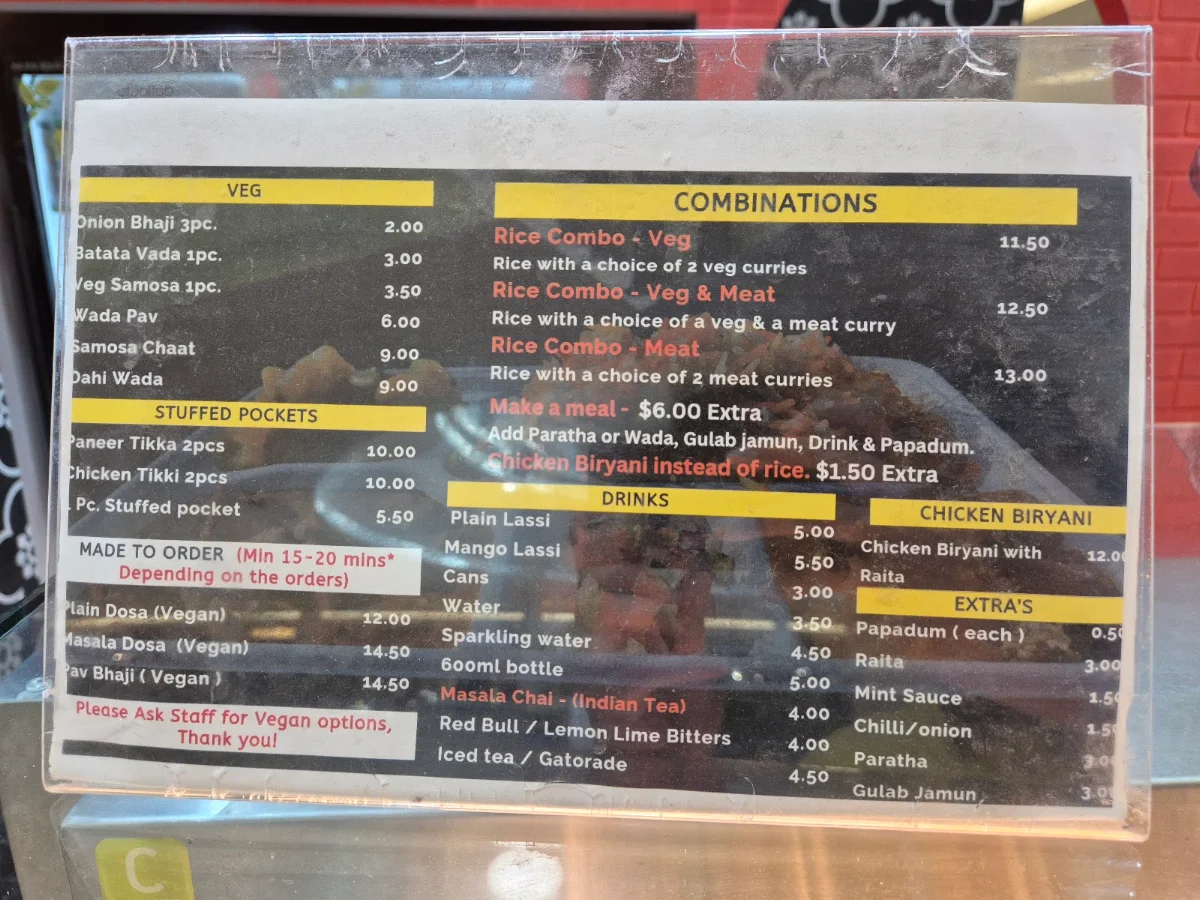 Menu, Mumbai Rocks
