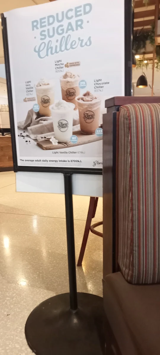 Menu, Gloria Jean's Tea Tree Plaza