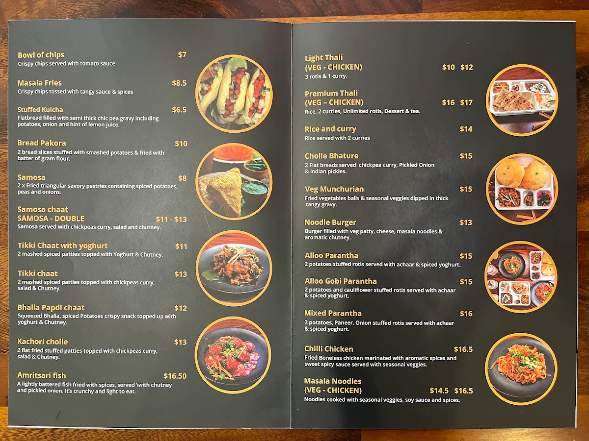 Menu, Little Punjab