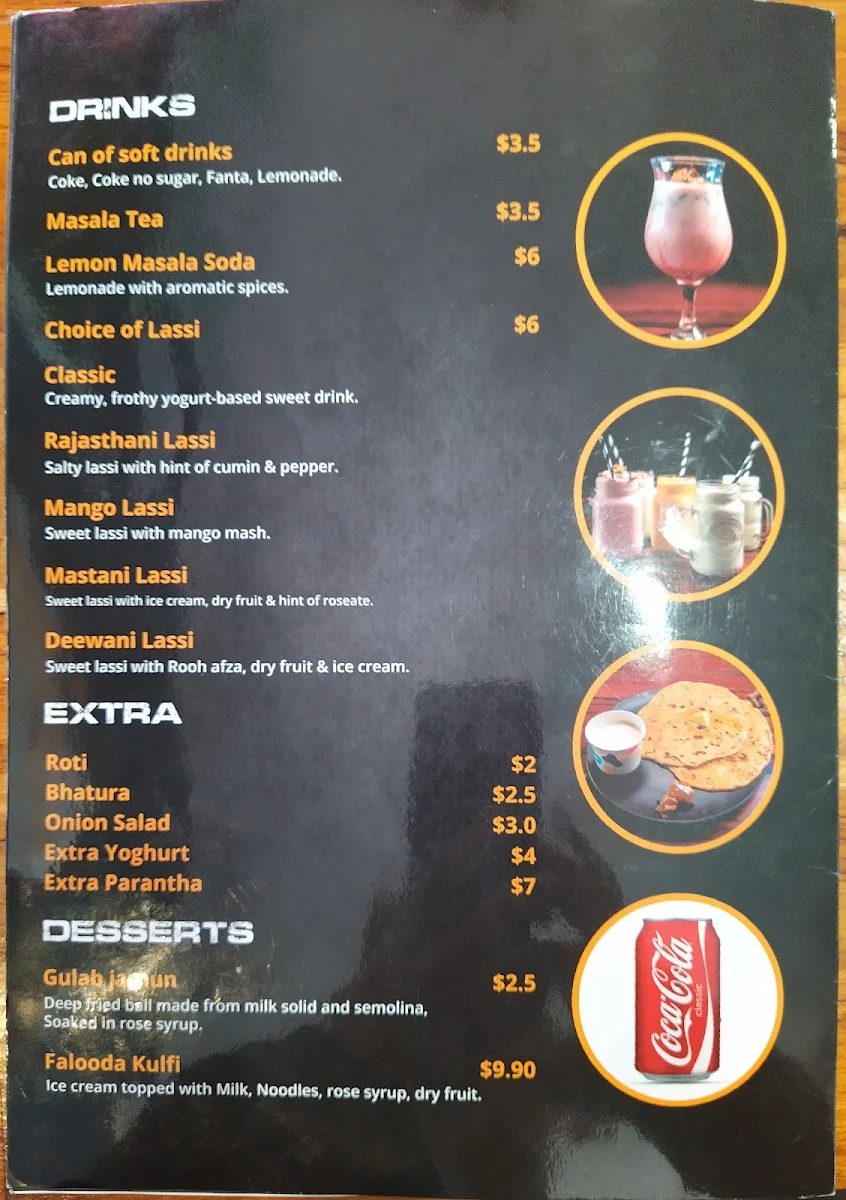 Menu, Little Punjab