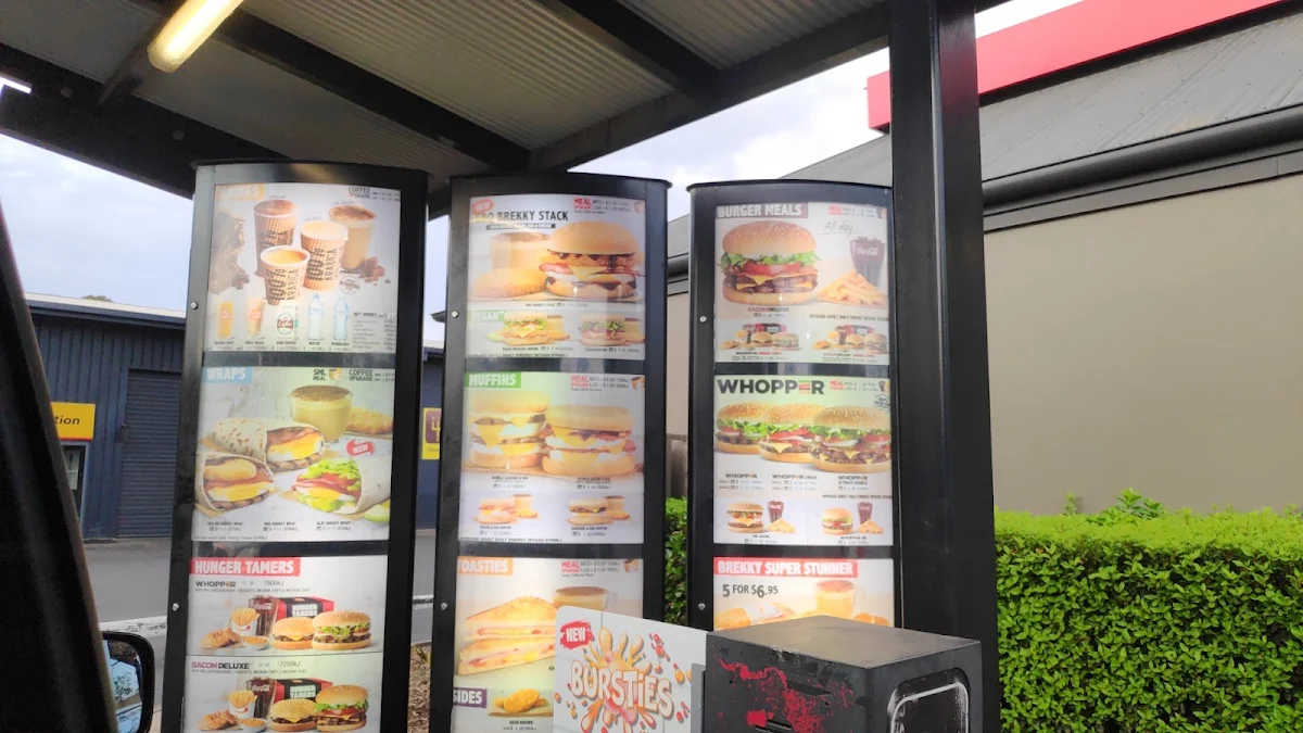Menu, Hungry Jack's Burgers Port Adelaide
