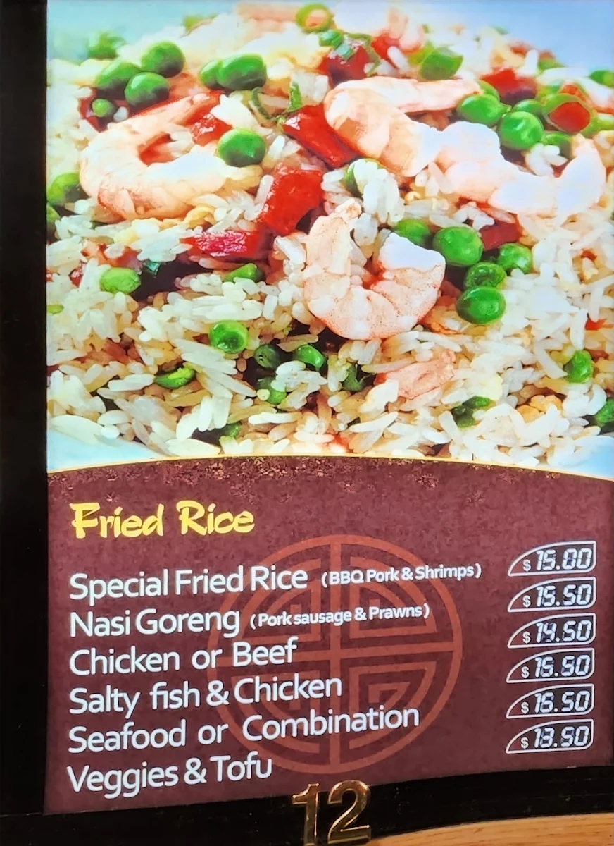Menu, Mee The Noodle House