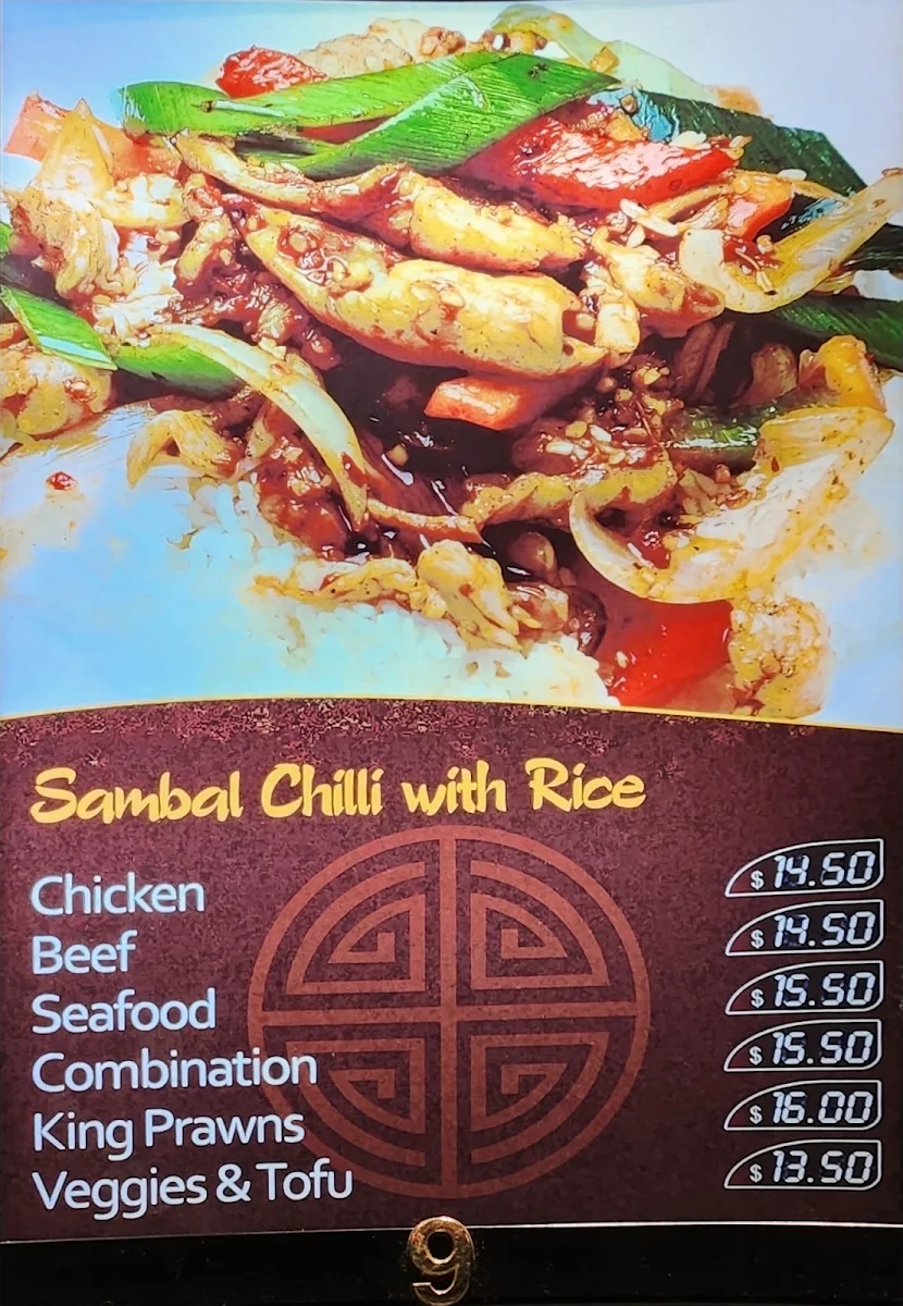 Menu, Mee The Noodle House