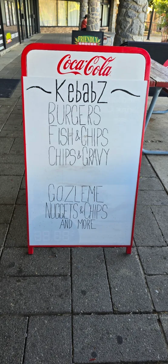 Menu, Kebabz