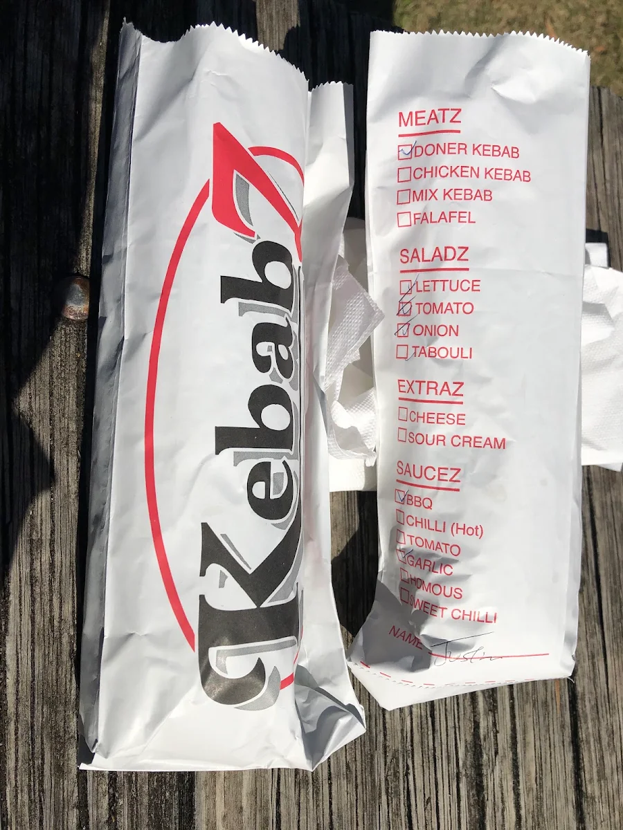 Menu, Kebabz