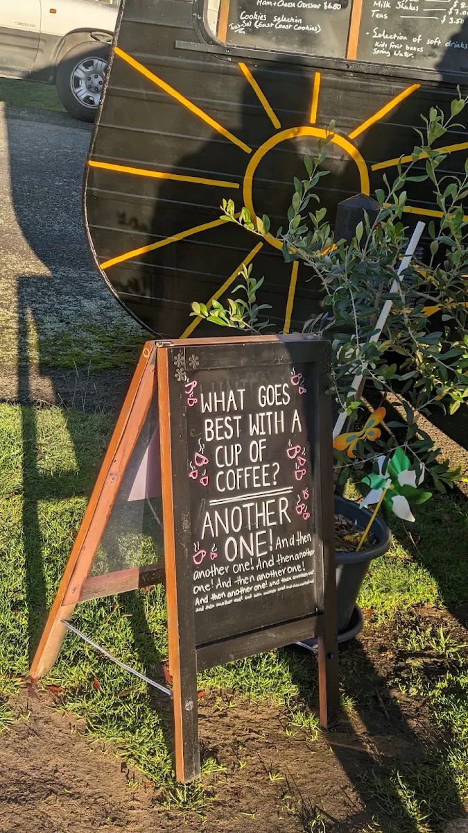 Menu, Helios Coffee Van