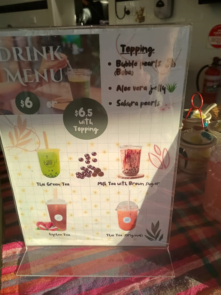 Menu, Rice Corner by Gibb