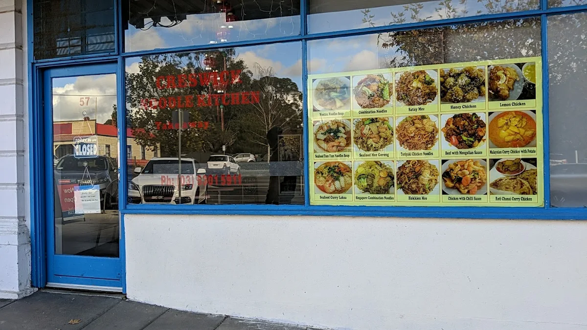 Menu, Creswick Noodle Kitchen