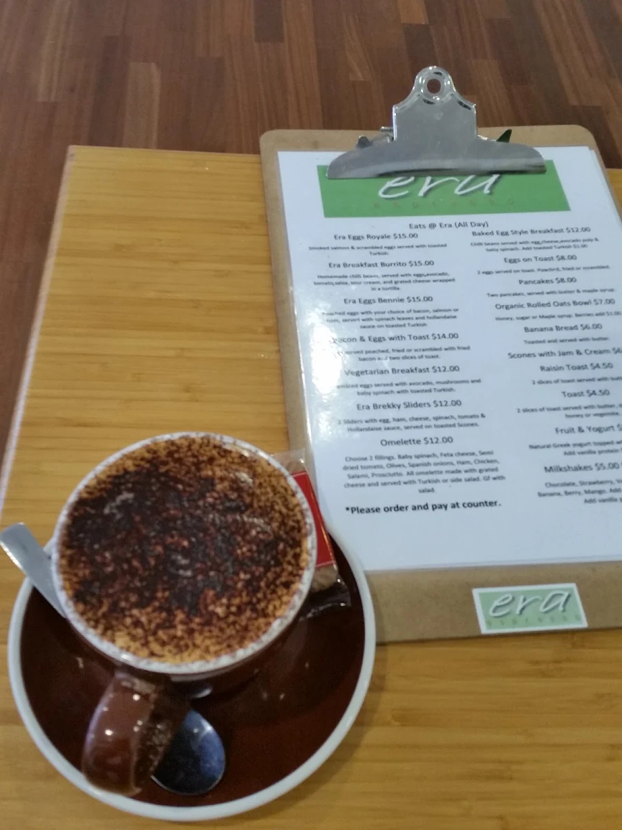 Menu, Era Espresso
