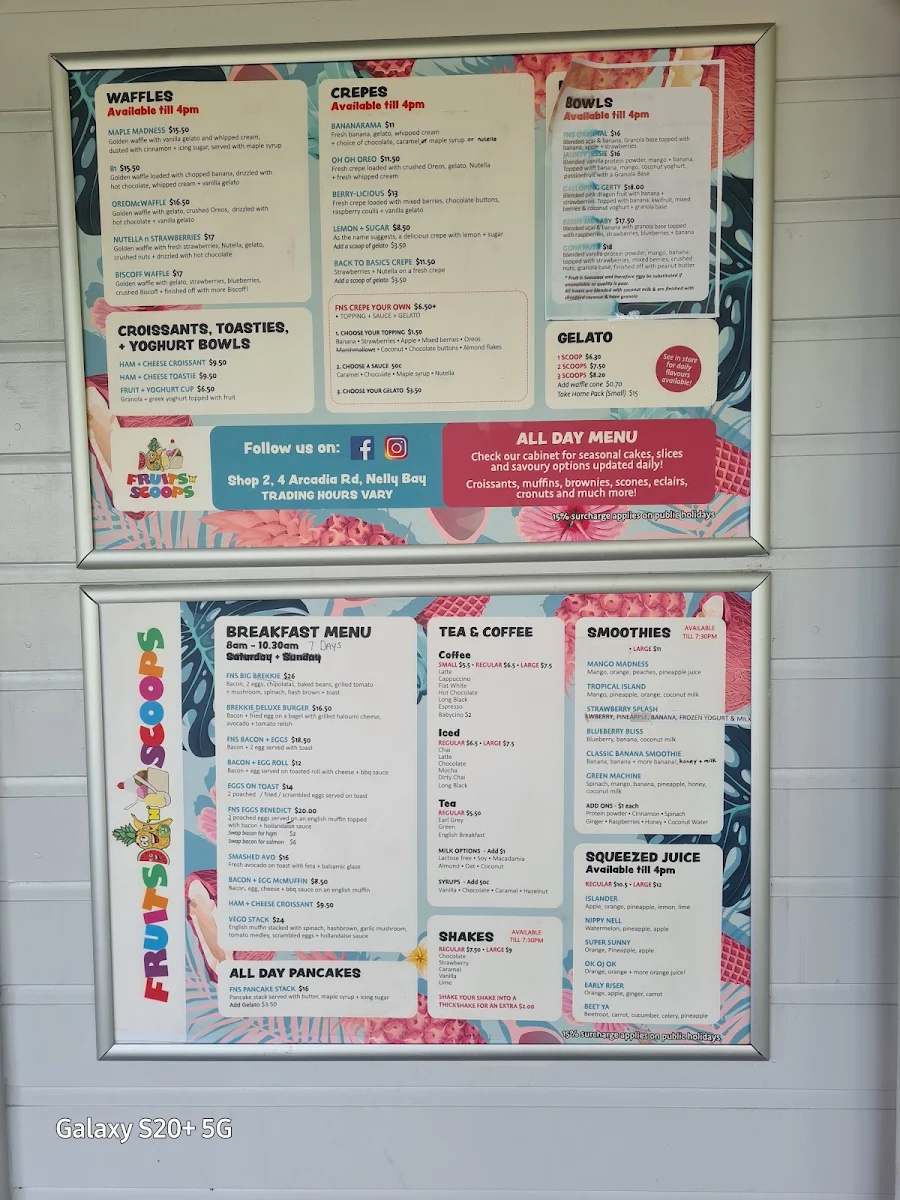 Menu, SOS - Stuffed on Seafood