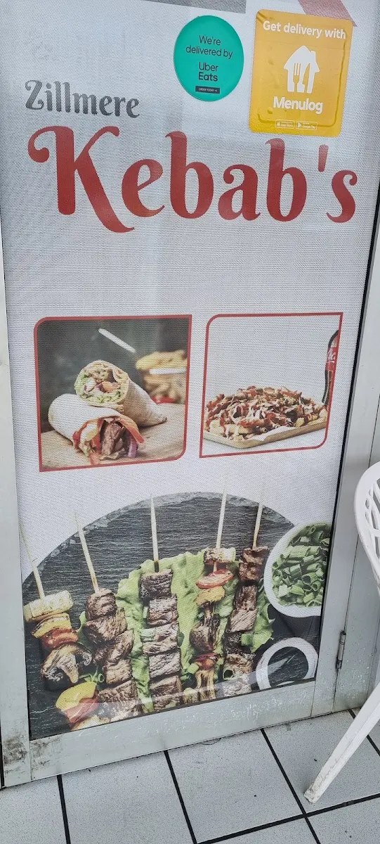 Menu, Zillmere Kebab's