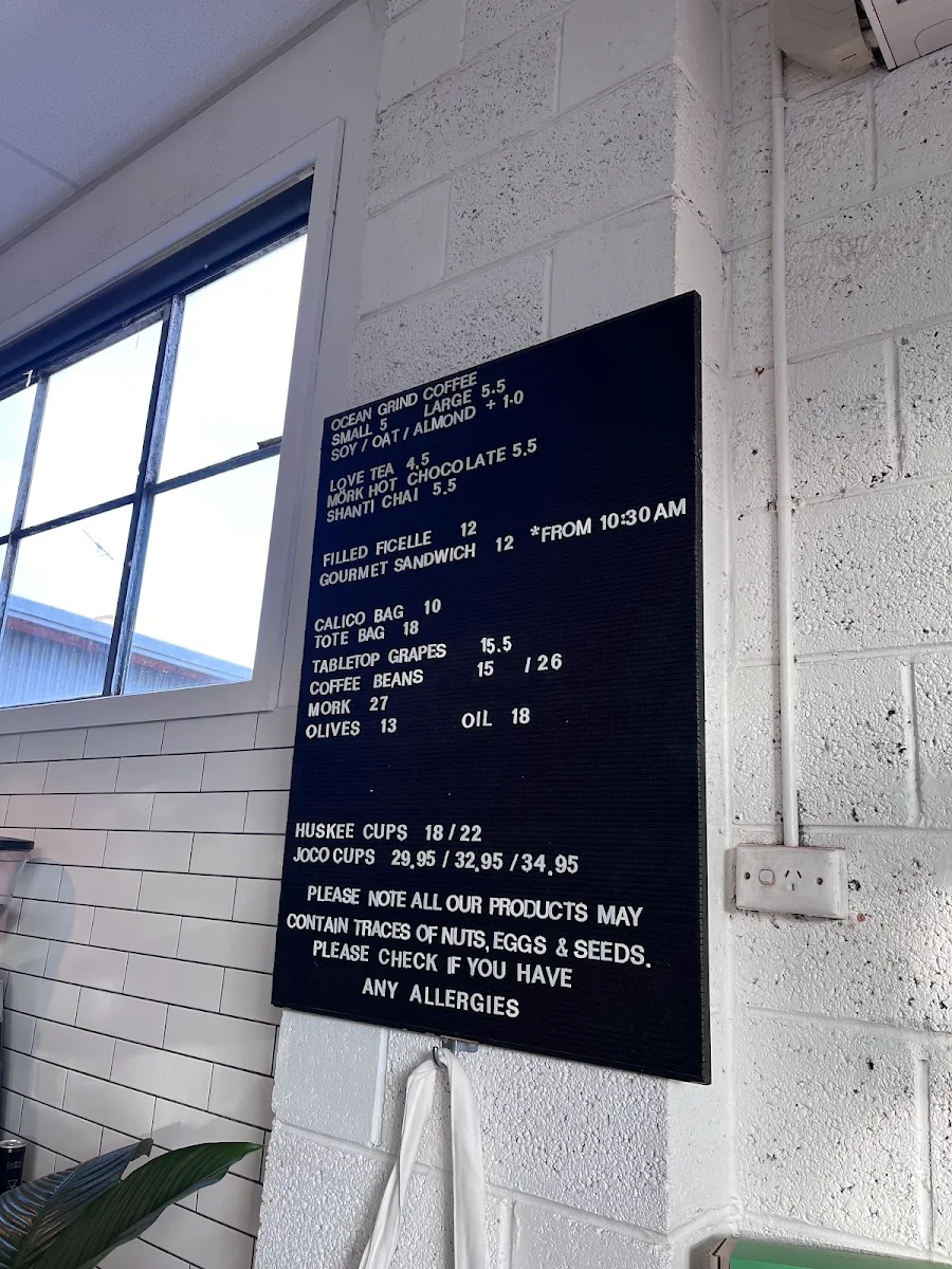 Menu, Born & Bread Bakehouse