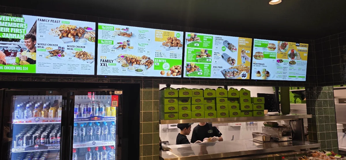Menu, El Jannah Chicken Lindfield