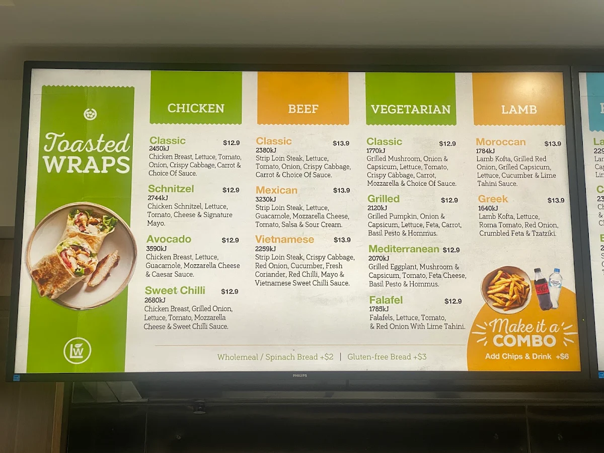 Menu, LeWrap