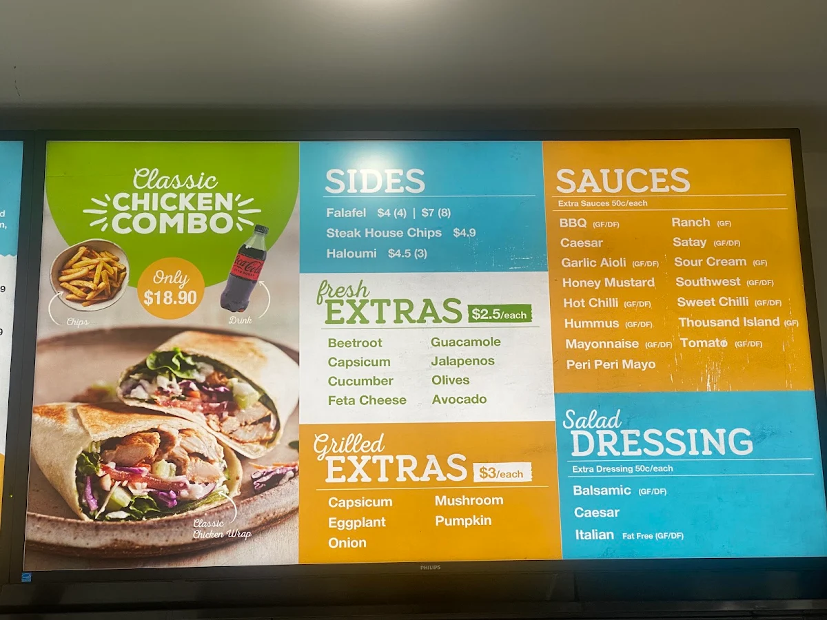 Menu, LeWrap