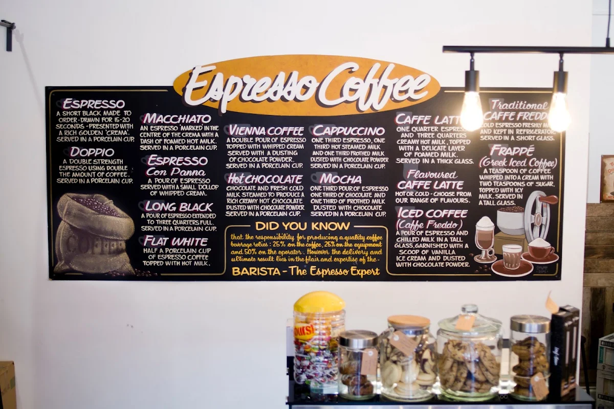 Menu, Grind Roast Masters