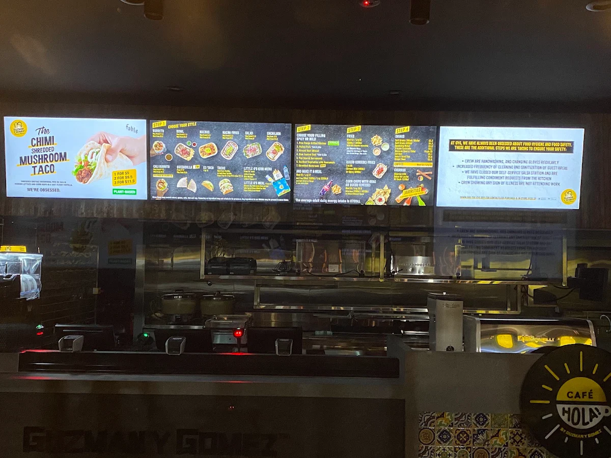 Menu, Guzman y Gomez - Pialba