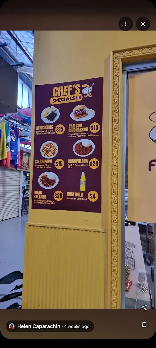 Menu, Frypan pick flip go